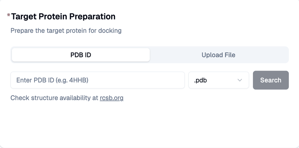 TRION Desktop docking workflow